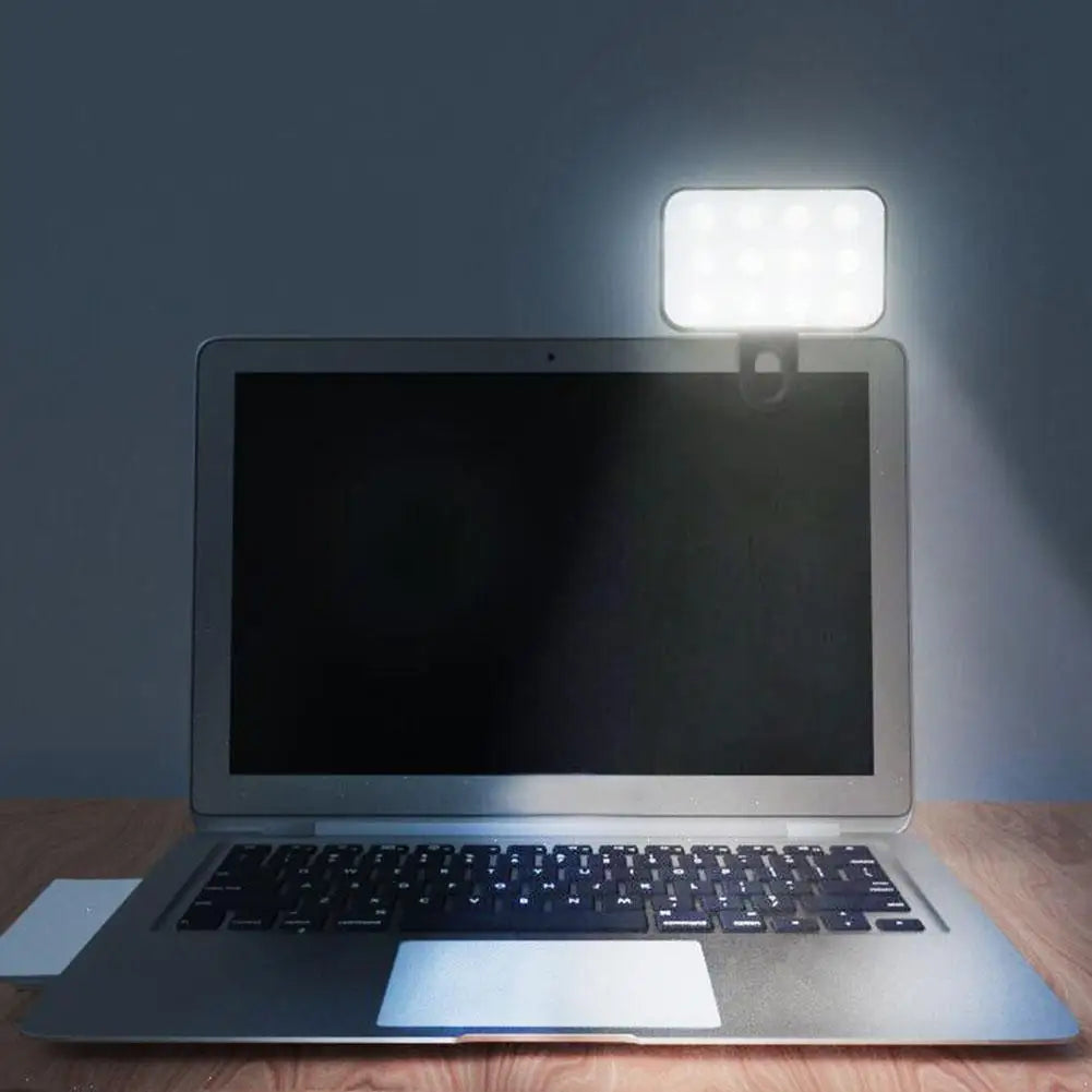 Clip-on LED Ring Light-3 Brightness Modes for Perfect Selfies & Videos